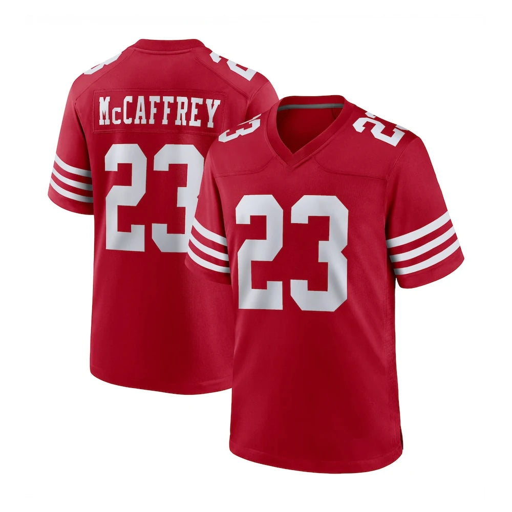 San Francisco 49ers Men's Football Jersey s - 23 Christian McCaffrey  - 13 Brock Purdy - 54 Fred Warner  Stitched American Football Limited Jersey