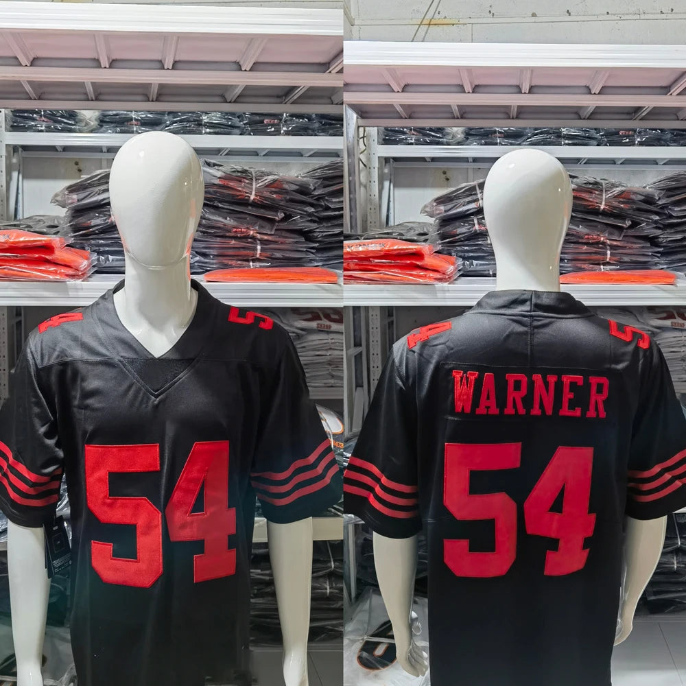 San Francisco 49ers Men's Football Jersey s - 23 Christian McCaffrey  - 13 Brock Purdy - 54 Fred Warner  Stitched American Football Limited Jersey
