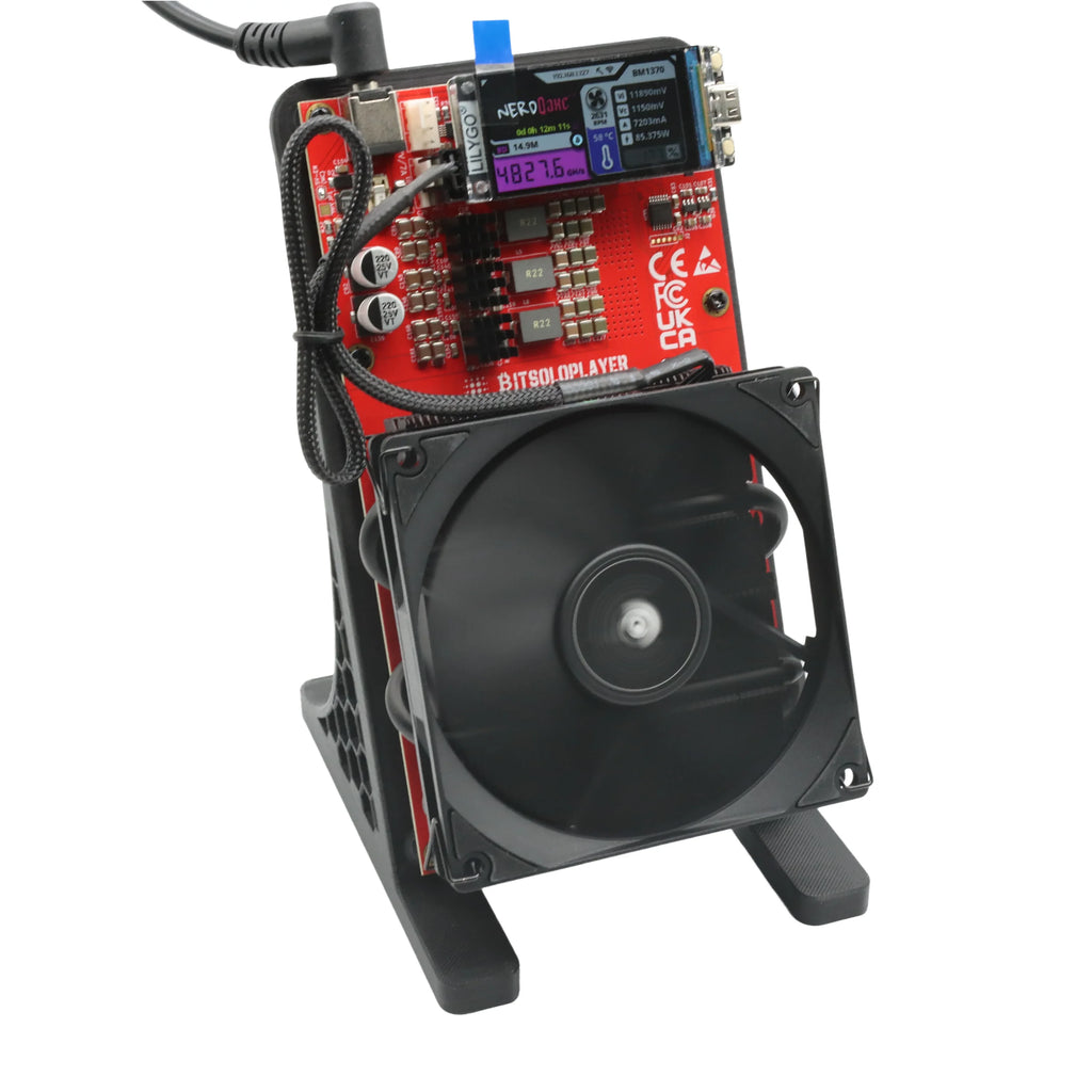 Limited Edition 49ers RED NerdQaxe++ 4.8Th/s Bitcoin Miner BM1370 Chip Solo BTC 2.4G WiFi Open-Source BTC Mining Machine