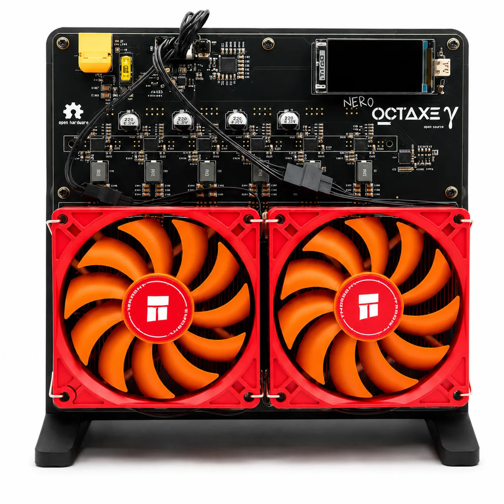⚡ High performance NerdOCTaxe Rev3.1 12TH/s Solo Bitcoin Miner - Pure Copper!