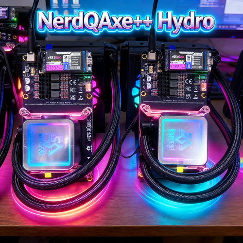 NerdQaxe++ Hydro Bitcoin Miner 6TH/s CE FCC Certification Liquid-Cooled Bitcoin Miner with 4*BM1370 ASIC Chips