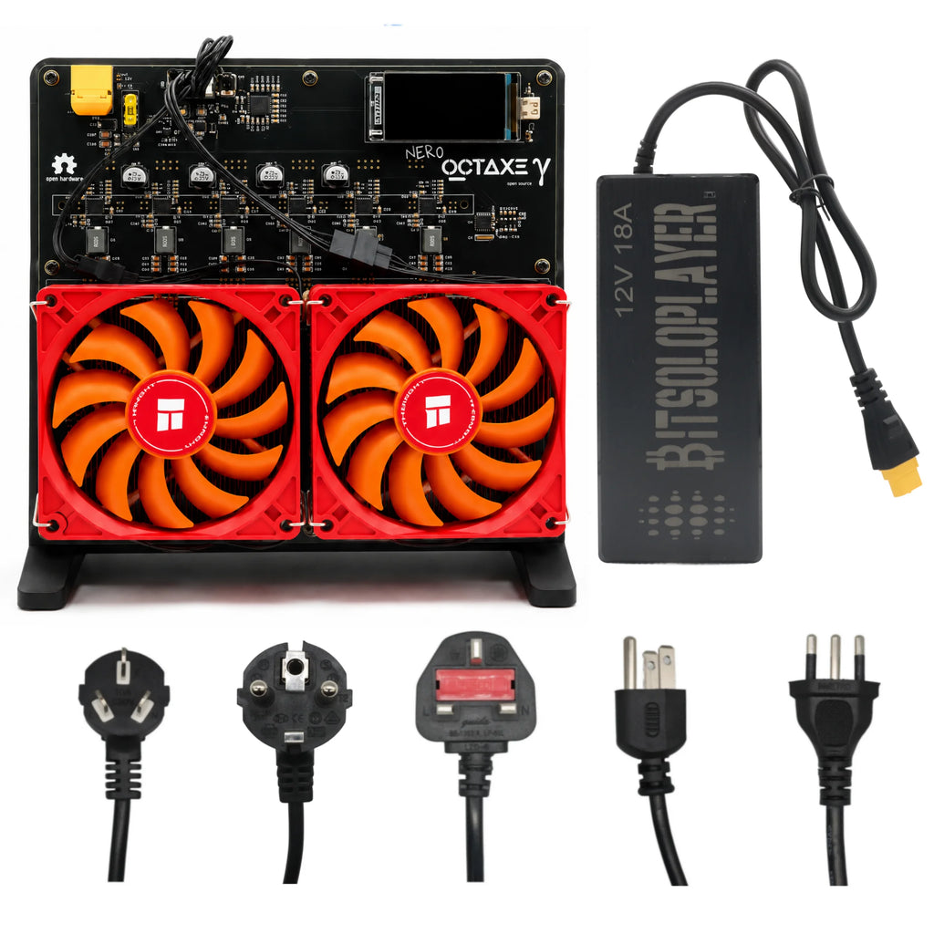 ⚡ High performance NerdOCTaxe Rev3.1 12TH/s Solo Bitcoin Miner - Pure Copper!