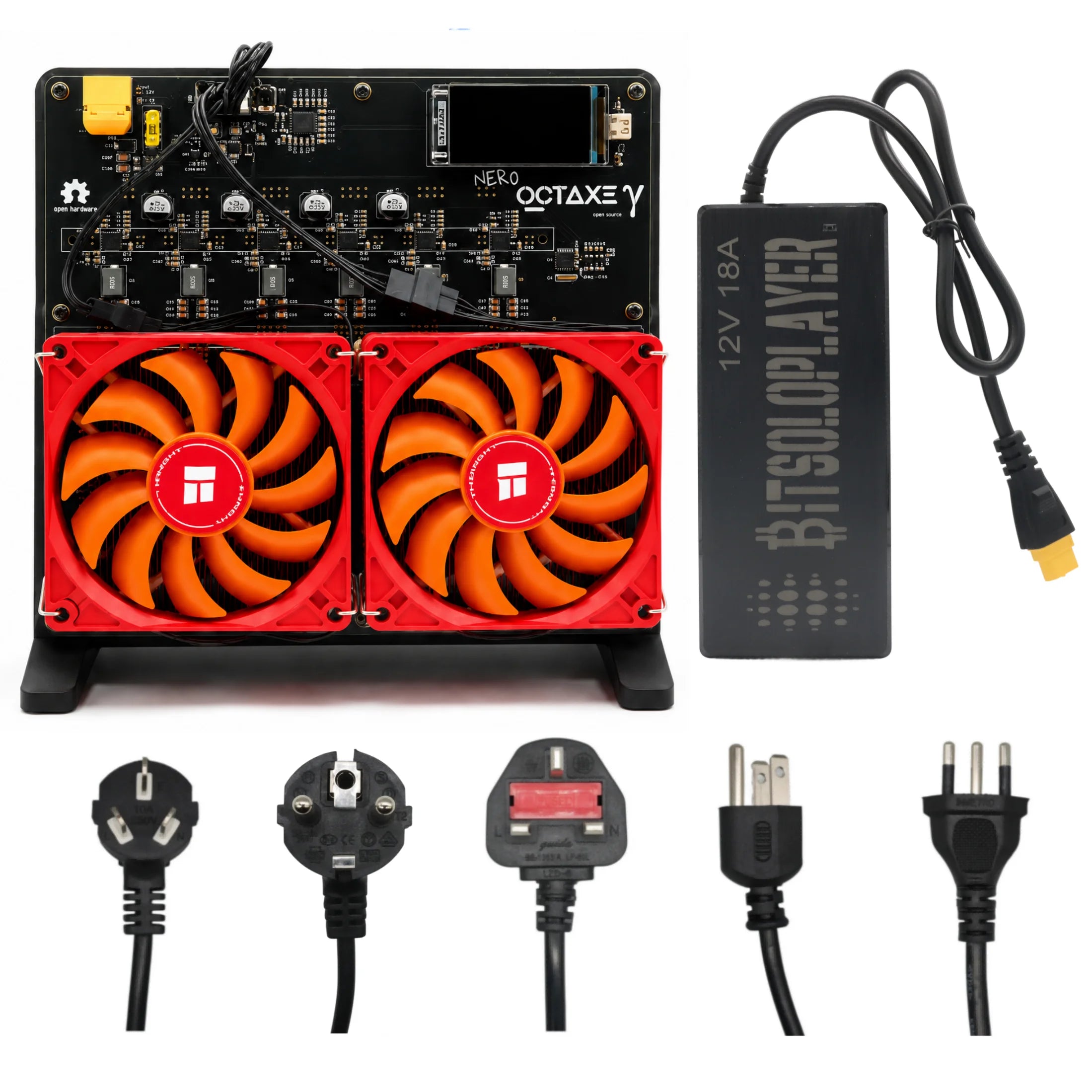 ⚡ High performance NerdOCTaxe Rev3.1 12TH/s Solo Bitcoin Miner - Pure Copper!