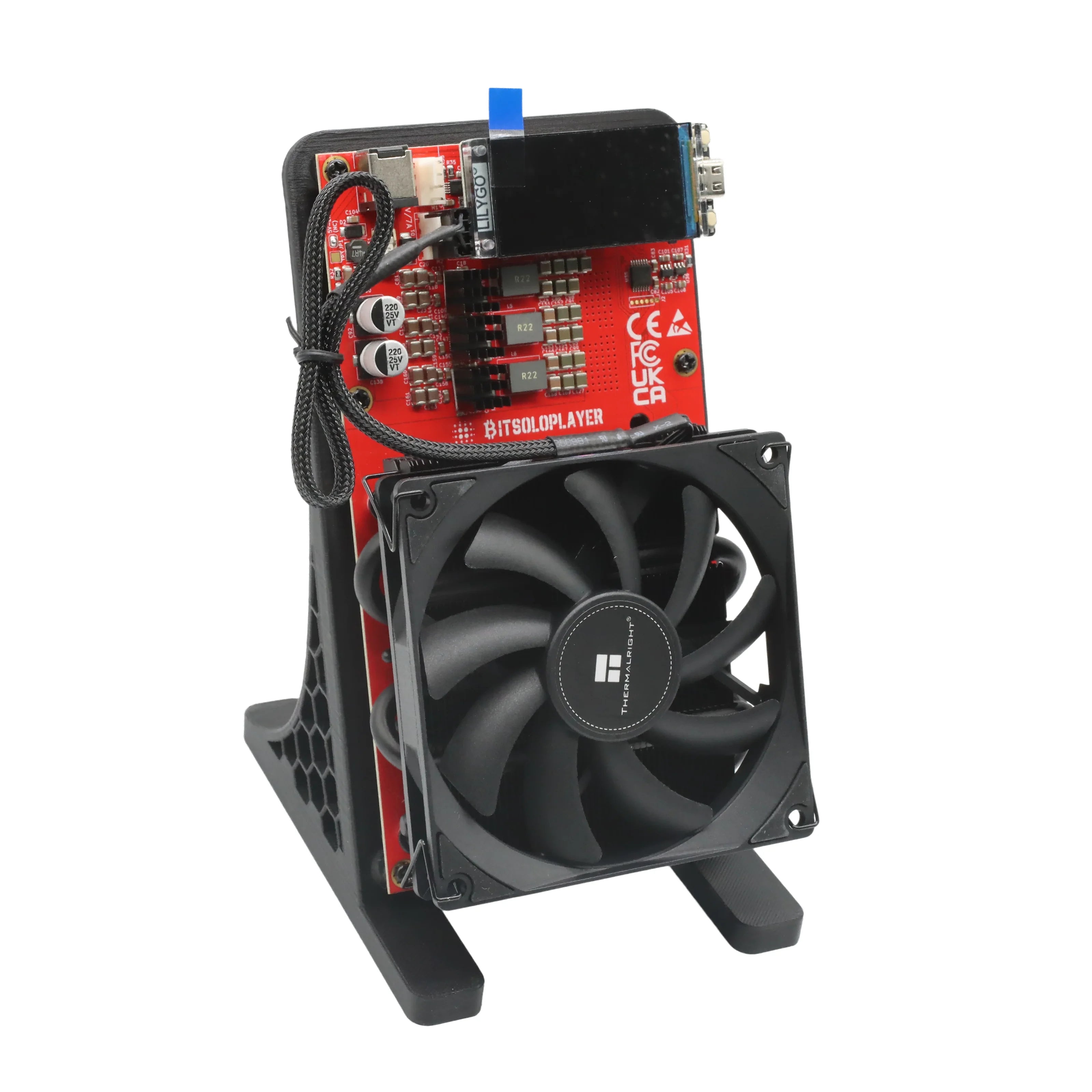 Limited Edition 49ers RED NerdQaxe++ 4.8Th/s Bitcoin Miner BM1370 Chip Solo BTC 2.4G WiFi Open-Source BTC Mining Machine