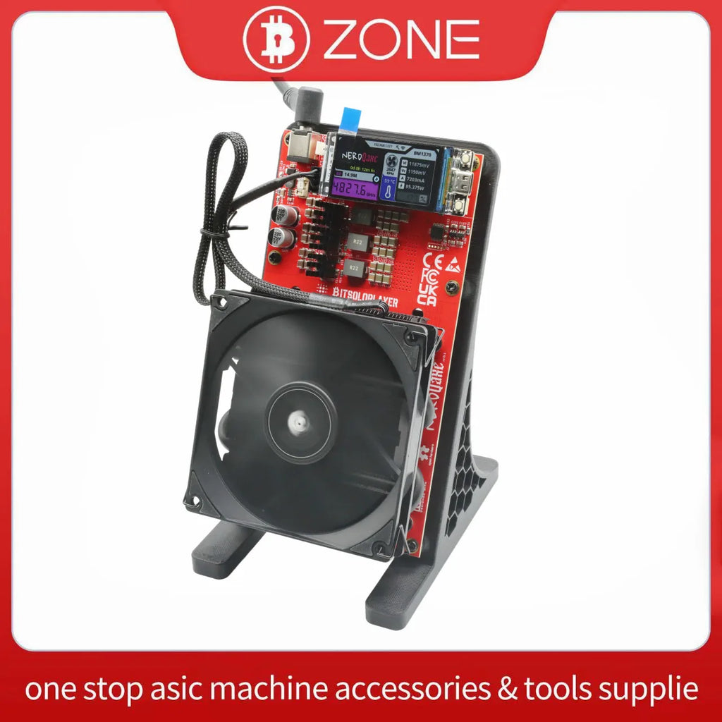 Limited Edition 49ers RED NerdQaxe++ 4.8Th/s Bitcoin Miner BM1370 Chip Solo BTC 2.4G WiFi Open-Source BTC Mining Machine