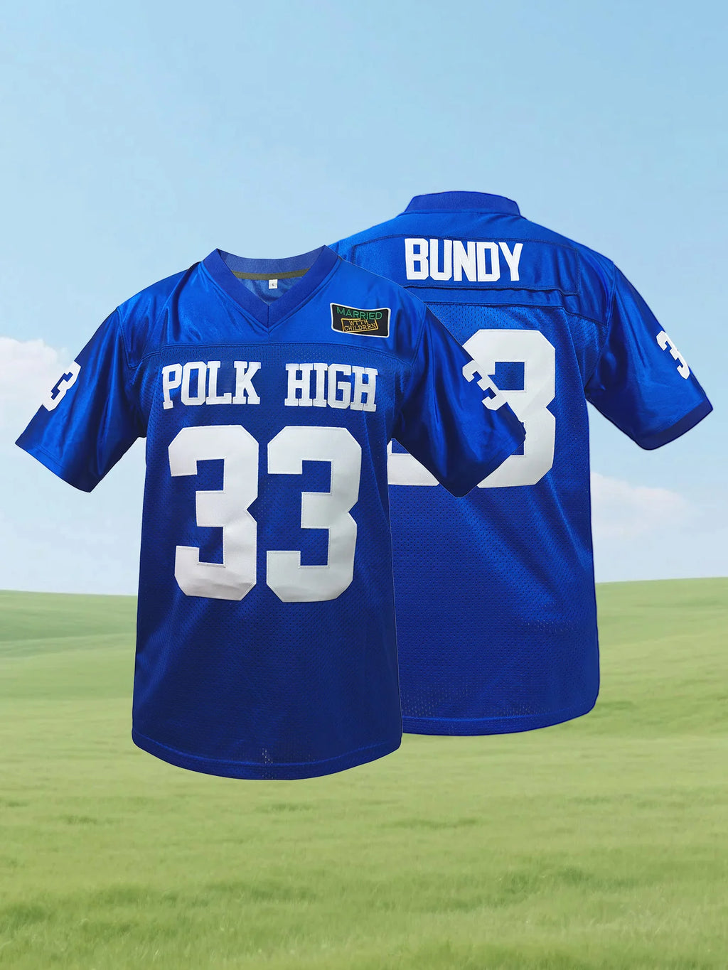 Vintage Al Bundy - Polk High Retro Jersey - Embroidered & Breathable