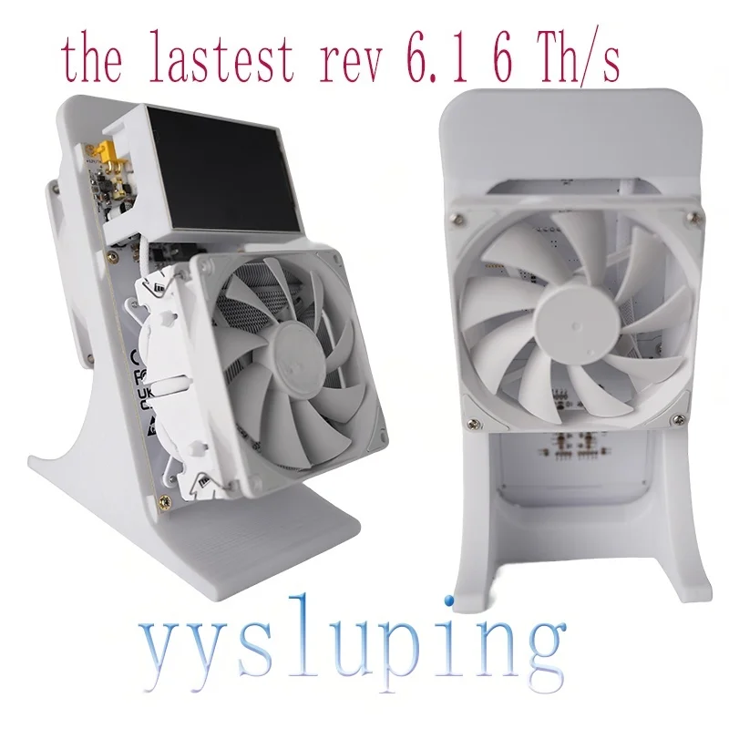 NerdQaxe++ Rev6.1 Bitcoin Miner 6TH/s 120W  BM1370 Chip SHA-256 Crypto Mining Machine With Power Supply
